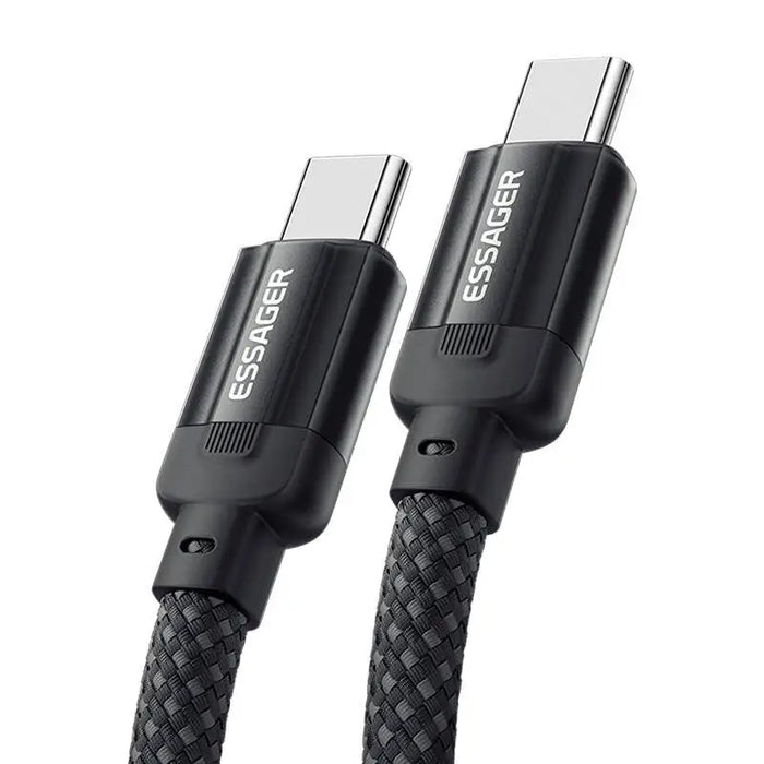 Кабел USB-C / USB-C Essager EXCTT1-YS01-P 100W 1m черен