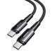 Кабел USB-C / USB-C Essager EXCTT3-CGA0G-P 240W 2m черен