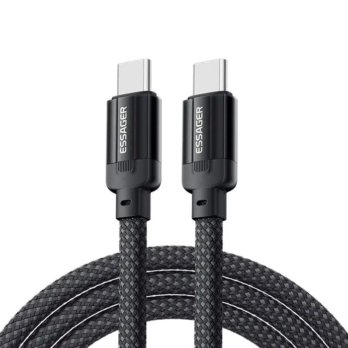 Кабел USB-C / USB-C Essager EXCTT3-YS01-P 240W 1m черен