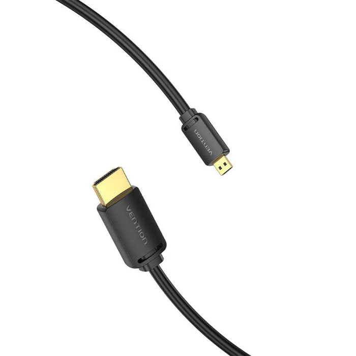 Кабел Vention AGIBF HDMI-D към HDMI-A 4K HD 1m черен