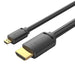 Кабел Vention AGIBG HDMI-D към HDMI-A 4K HD 1.5m черен