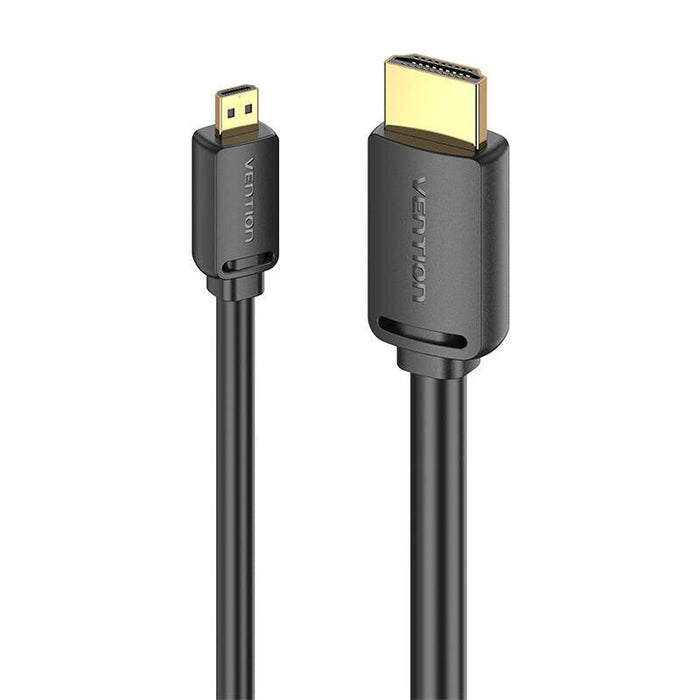 Кабел Vention AGIBH HDMI-D към HDMI-A 4K HD 2m черен