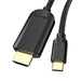 Кабел Vention CGUBG USB-C към HDMI 1.5m черен