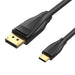 Кабел Vention CGYBG USB-C към DisplayPort 8K HD 1.5m черен