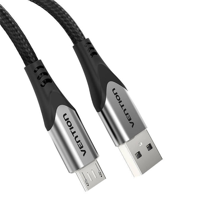 Кабел Vention COAHG USB-A 2.0 към Micro-B 3A 1.5m сив