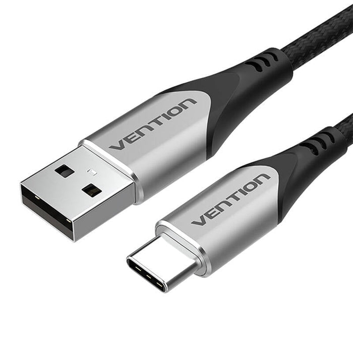 Кабел Vention CODHF USB-A 2.0 към USB-C 3A 1m сив