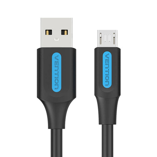 Кабел Vention COLBC USB-A 2.0 към Micro-B 3A 0.25m черен