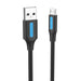 Кабел Vention COLBD USB-A 2.0 към Micro-B 3A 0.5m черен