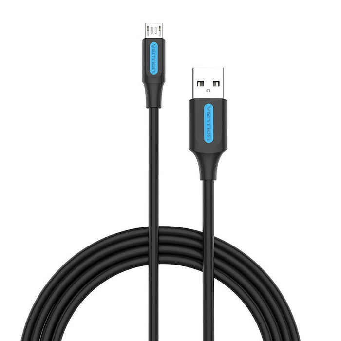 Кабел Vention COLBD USB-A 2.0 към Micro-B 3A 0.5m черен