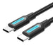 Кабел Vention COSBD USB-C 2.0 0.5m черен PVC