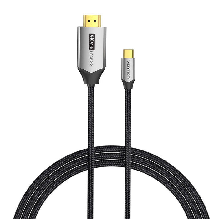 Кабел Vention CRBBG USB-C към HDMI 1.5m черен