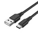Кабел Vention CTHBF USB-A 2.0 към USB-C 3A 1m черен