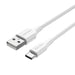 Кабел Vention CTHWF USB-A 2.0 към USB-C 3A 1m бял