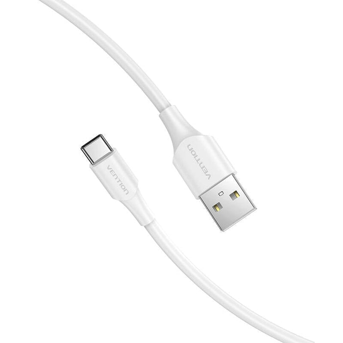 Кабел Vention CTHWH USB-A 2.0 към USB-C 3A 2m бял