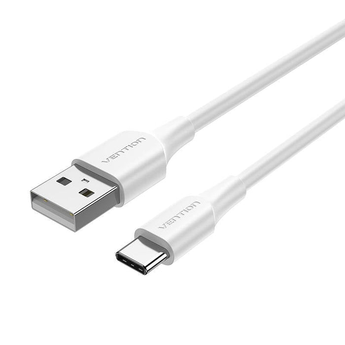 Кабел Vention CTHWH USB-A 2.0 към USB-C 3A 2m бял