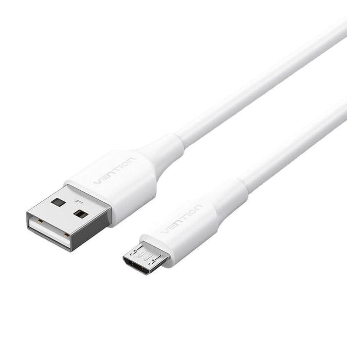 Кабел Vention CTIWF USB 2.0 към Micro-B 2A 1m бял