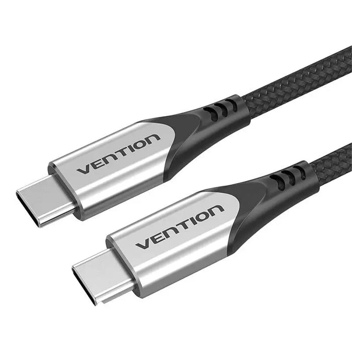 Кабел Vention TAAHD USB-C / USB-C 60W 0.5m сив