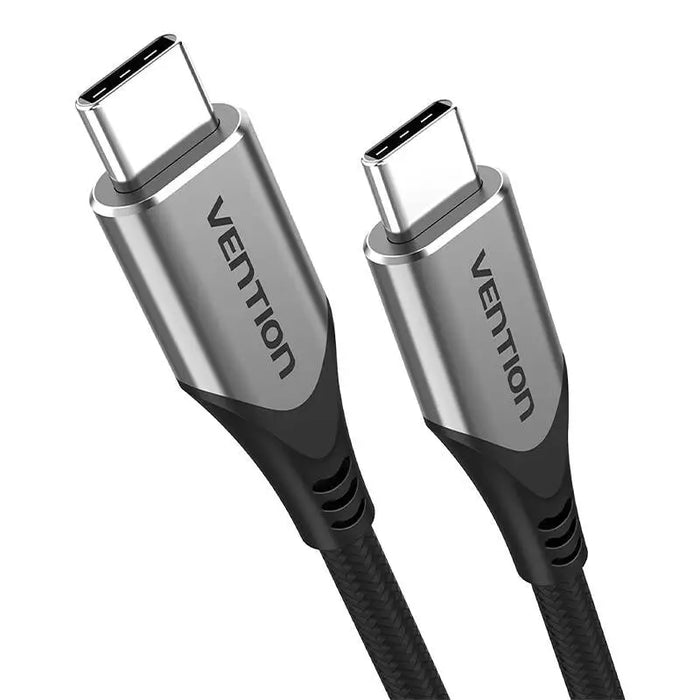 Кабел Vention TAAHD USB-C / USB-C 60W 0.5m сив