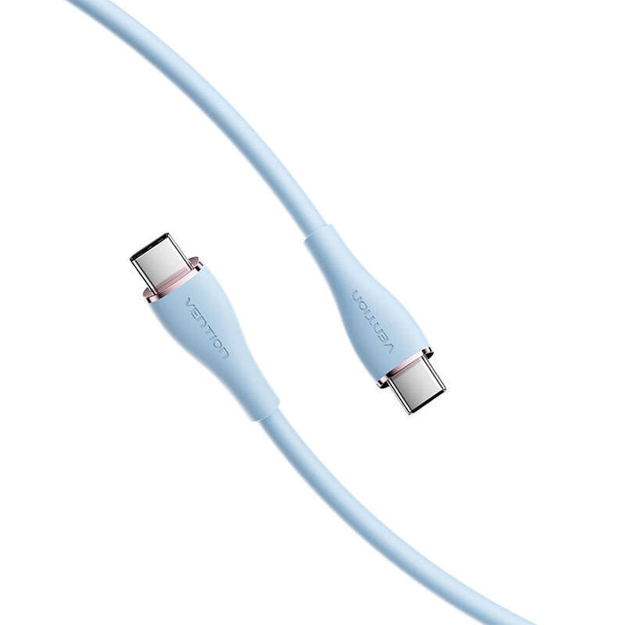 Кабел Vention TAWSG USB-C 2.0 към USB-C 5A 1.5m светлосин