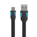 Кабел Vention VAS-A14-B050 USB-А 2.0 към MiniUSB 0.5m черен