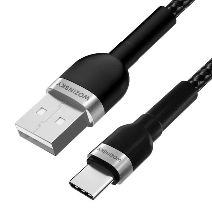 Кабел Wozinsky WNBAC1 USB-A / USB-C 2.4A 1m черен