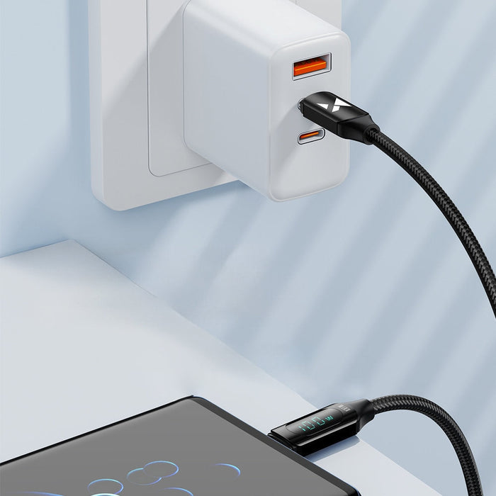 Кабел Wozinsky WUCCC2 USB-C към USB-C с PD дисплей 100W 2m