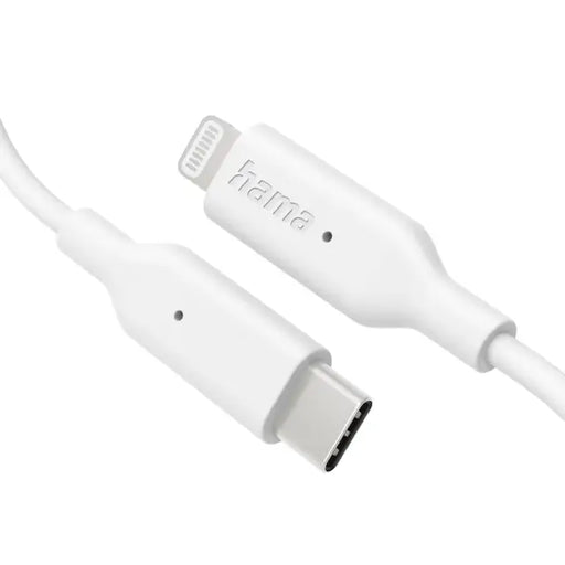Кабел за зареждане/Дата HAMA USB-C - Type-C/Lightning 1м бял