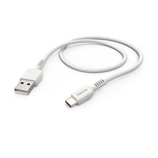 Кабел за зареждане HAMA ’Eco’ USB-A - USB-C 1 м бял