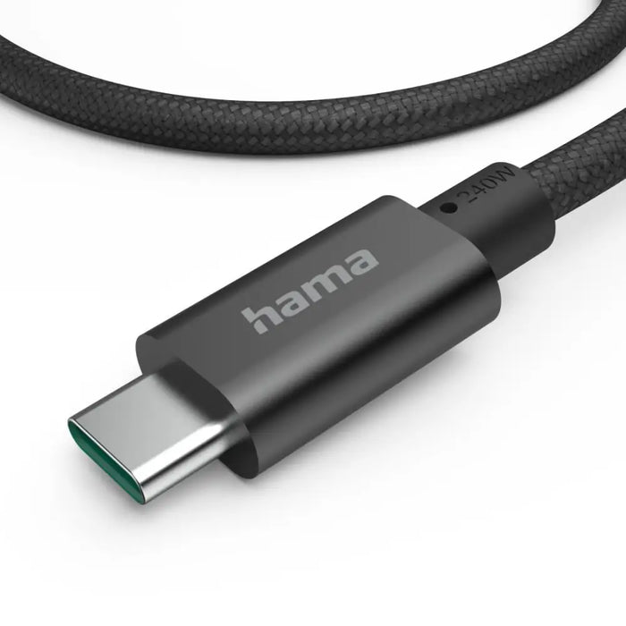 Кабел за зареждане Hama USB-C - USB-C 240 W