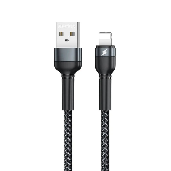 Кабел за зареждане USB към Lightning Remax 2.1A 1m Черен