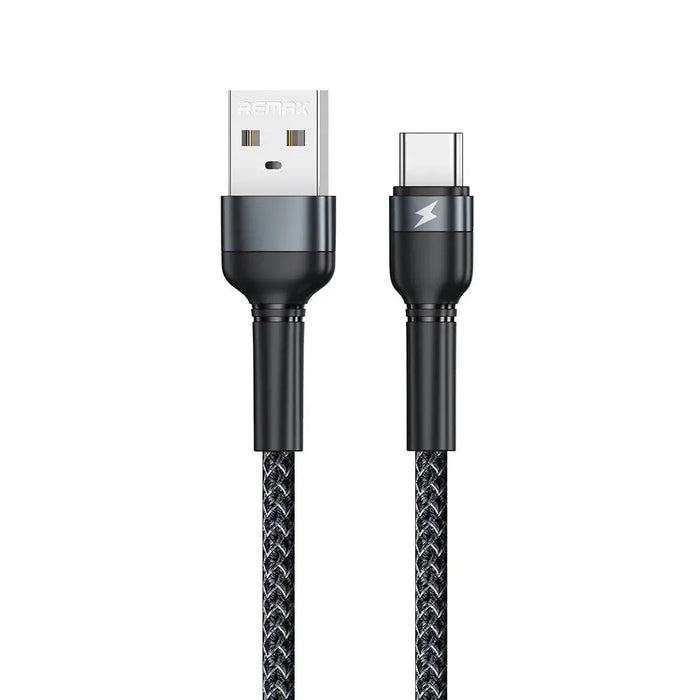 Кабел за зареждане USB към USB Typе C Remax 2.4A 1m Черен