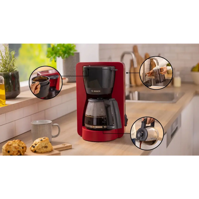 Кафемашина Bosch TKA2M114 Coffee maker MyMoment Red