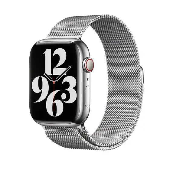 Каишка за часовник Apple 45mm Silver Milanese Loop