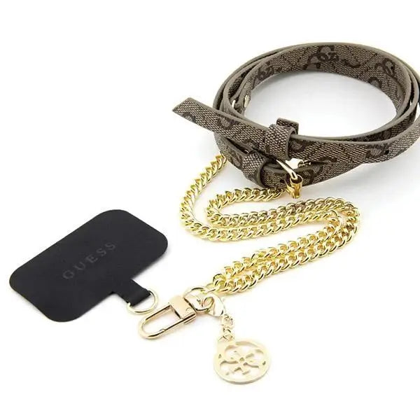 Каишка Guess 4G Chain CBDY кафява