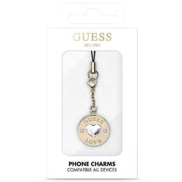 Каишка Guess GUCPMHGLD Heart Diamond Charm с камъчета