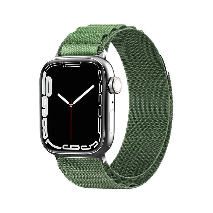 Каишка HQWear Alpine за Apple Watch 38/40/41mm зелена