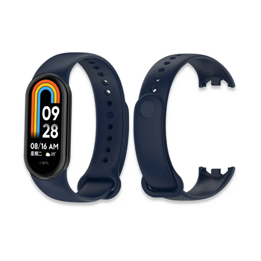 Каишка HQWear за Xiaomi Mi Band 8 TPU бяла