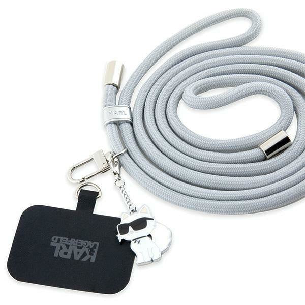 Каишка Karl Lagerfeld KLUCNMSCKIG Universal CBDY Cord черна