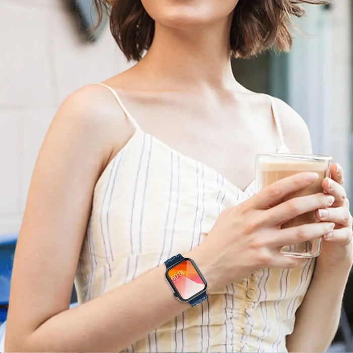 Каишка Kingxbar Crystal Fabric за Apple Watch