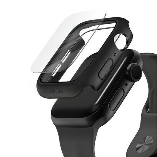 Каишка UNIQ за Apple Watch Series 4/5/6/SE 44mm Черен