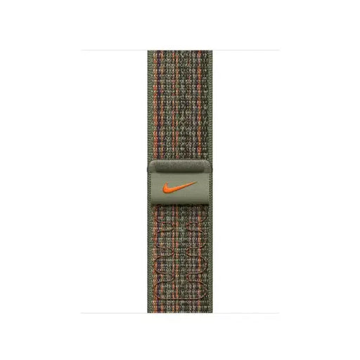 Каишка за часовник Apple 41mm Sequoia/Orange Nike Sport Loop