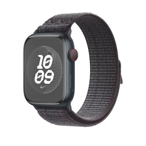 Каишка за часовник Apple 45mm Black/Blue Nike Sport Loop