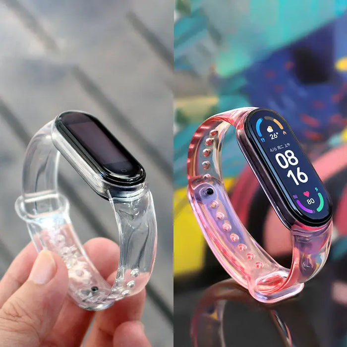 Каишка за Xiaomi Mi Band 5/6 Силиконова лилава