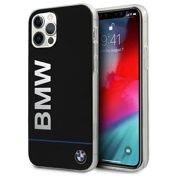 Калъф BMW Signature Printed Logo за за iPhone 12 Pro Черен