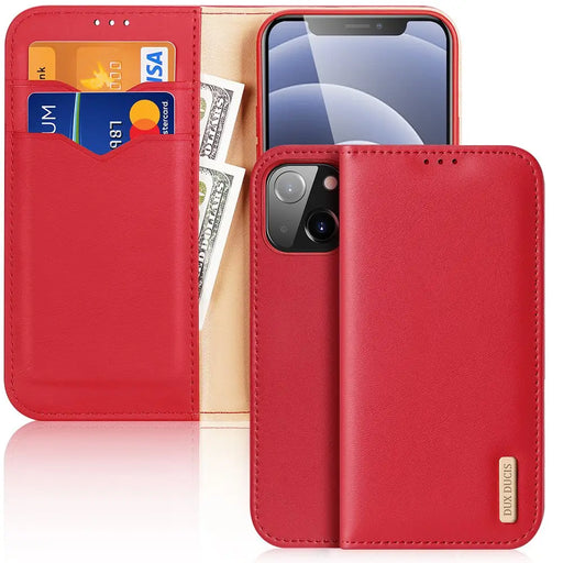 Калъф Dux Ducis Hivo Genuine Leather за iPhone 13