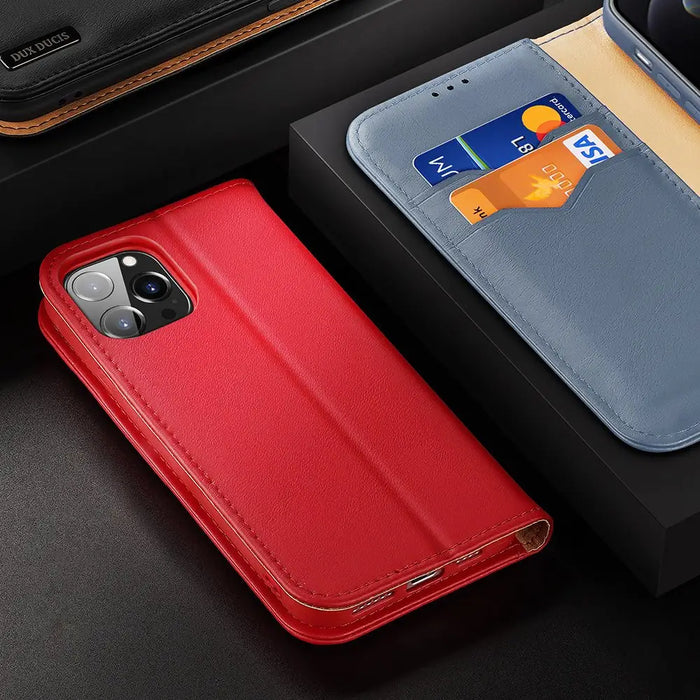 Калъф Dux Ducis Hivo Genuine Leather за iPhone 13