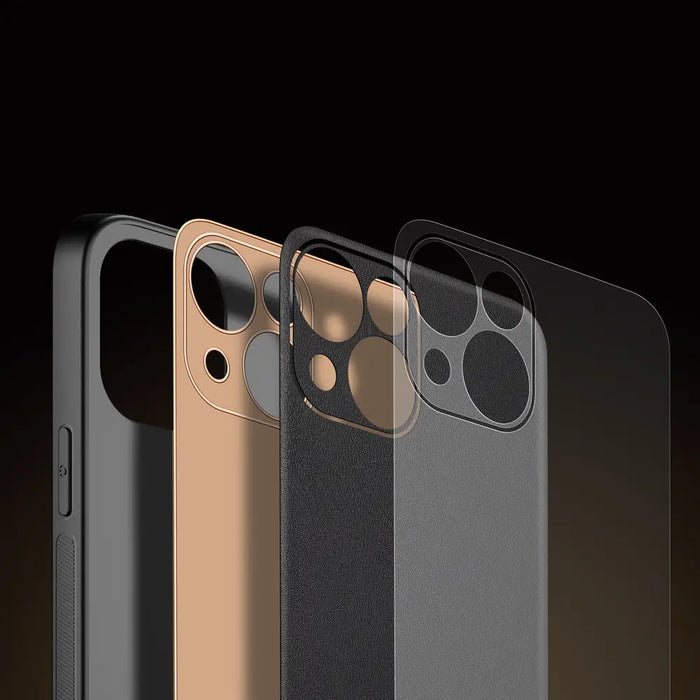 Калъф Dux Ducis Yolo от TPU и кожа за iPhone 13 черен