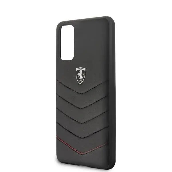 Калъф Ferrari Heritage Quilted за Samsung Galaxy S20 Black