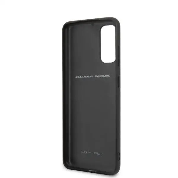 Калъф Ferrari Heritage Quilted за Samsung Galaxy S20 Black