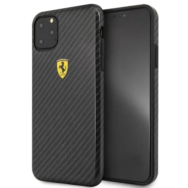 Калъф Ferrari On Track Carbon Effect за iPhone 11